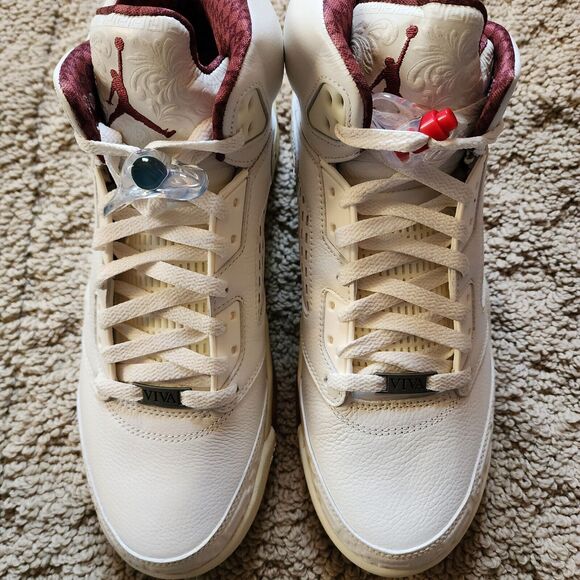 Air Jordan 5 Retro El Grito Sail Brand New Sz 9 - Picture 4 of 9